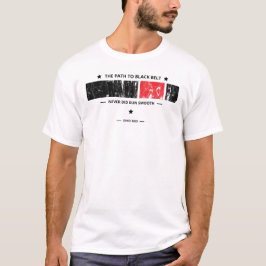 Camiseta El Camino Hacia El Cinturón Negro Jiu Jitsu