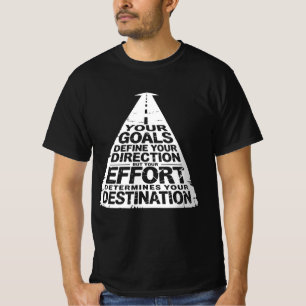 Camiseta El camino hacia el éxito: el diseño motivacional