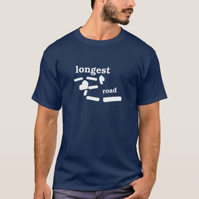 Camiseta El camino más largo (Anverso)