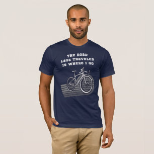Camiseta El camino menos recorrido es a donde voy - grava
