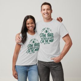 Camiseta El Camino Parecía Tan Plano - Citas De Senderismo 