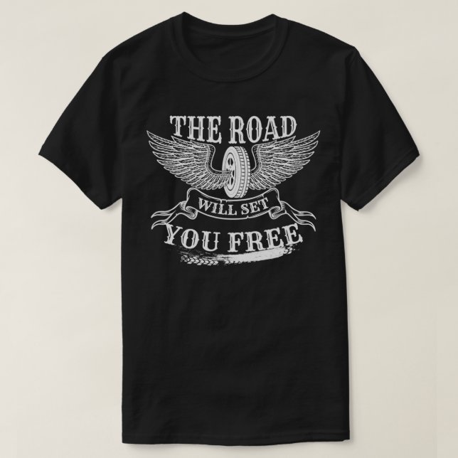 Camiseta El Camino Te Pondrá Ruedas Libres En Regalo De Ala (Diseño del anverso)
