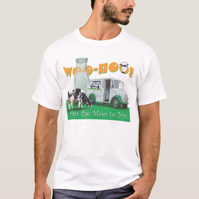 Camiseta El camión de la leche entrega (Anverso)