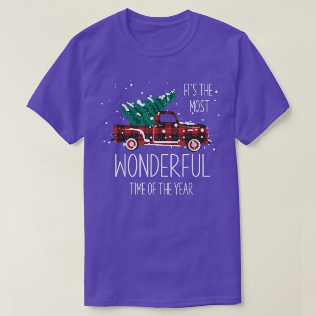 Camiseta El Camión De navidades Es El Momento Más Maravillo (Diseño del anverso)