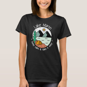 Camiseta El campamento de pesca en barco le da tranquilidad