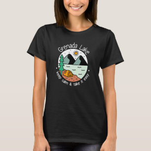 Camiseta El campamento de pesca en barco le da tranquilidad