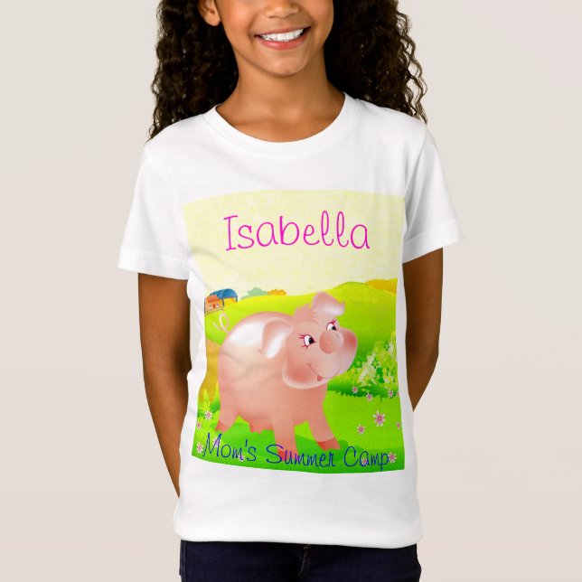 Camiseta El campamento de verano de la mamá guarro (Anverso)