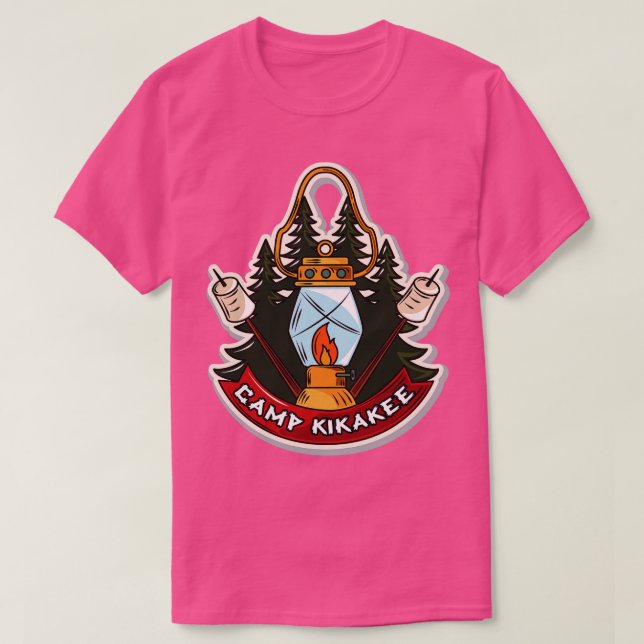 Camiseta El campamento Kikakee de Ernest va al campamento (Diseño del anverso)