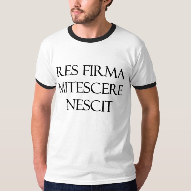Camiseta El campanero de los hombres del Res Firma (Anverso)
