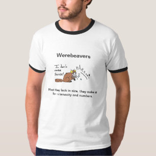 Camiseta El campanero T de los hombres: El Werebeaver