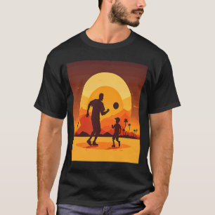 Camiseta El Campeón De Béisbol De Dodgeball Papá Y El Niño