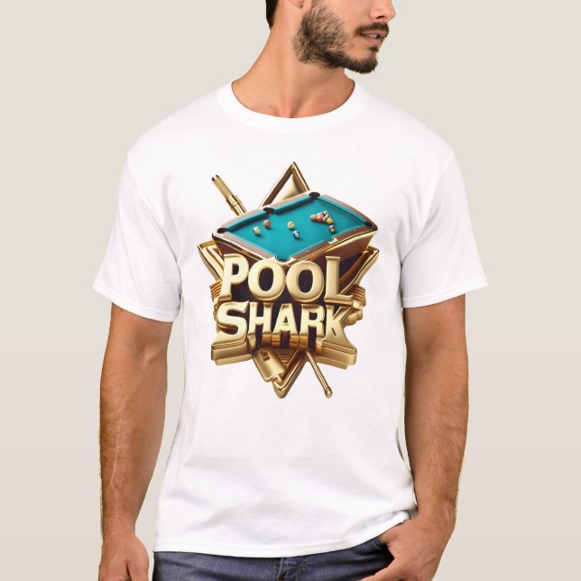 Camiseta El campeón del tiburón de la piscina (Anverso)