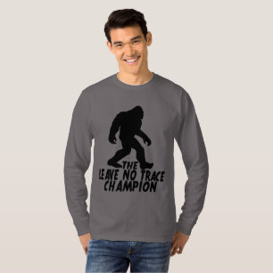 Camiseta El Campeón Divertido de Bigfoot Sin Dejar Rastro