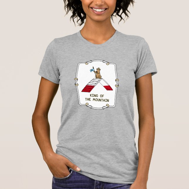 Camiseta El campeón rey de la agilidad del perro de montaña (Anverso)