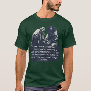 Camiseta El campesino del Santo Grial se burla del sistema