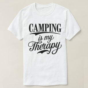 Camiseta El Camping Es Mi Diseño De Cita Terapéutica