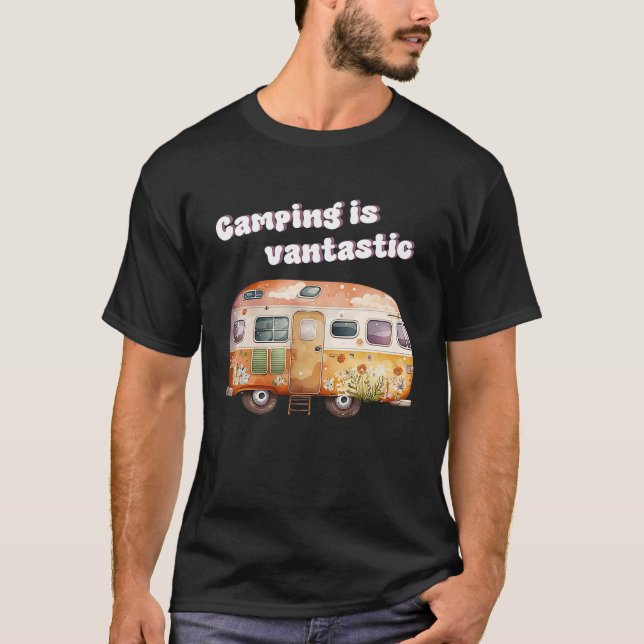 Camiseta El camping es un fantástico campamento para camion (Anverso)
