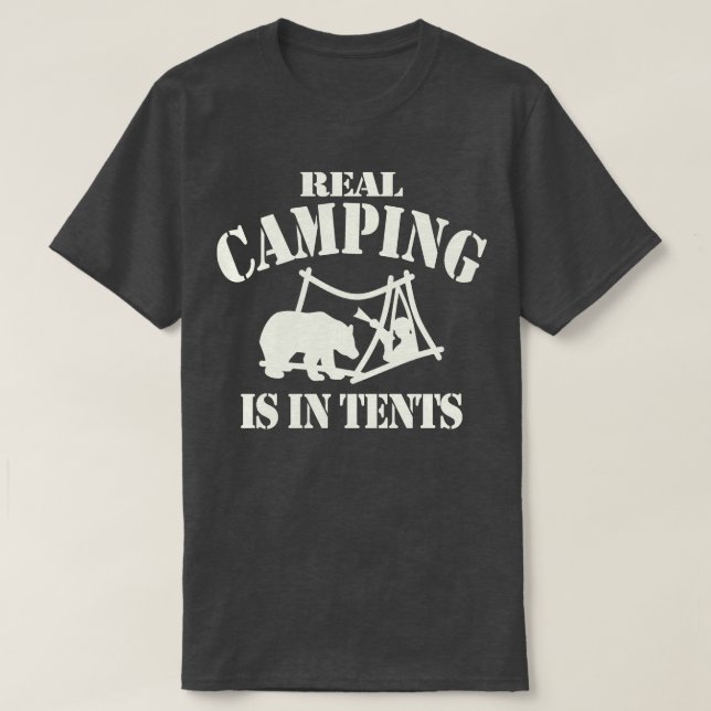 Camiseta El Camping Real Está En Las Tiendas 2 (Diseño del anverso)