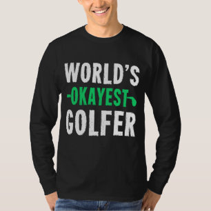 Camiseta El campo de golf Okayest Golf Funny Retro Vintage 