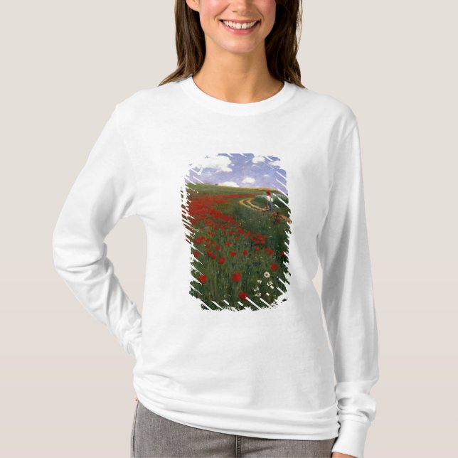 Camiseta El campo de la amapola (Anverso)