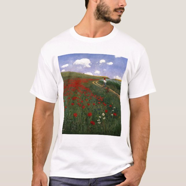 Camiseta El campo de la amapola (Anverso)