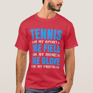 CAMISETA EL CAMPO ES MI HOMEHE GLOVE EN MIS AMIGOS DEPORTES