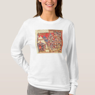 Camiseta El campo griego y la ciudad de Troy