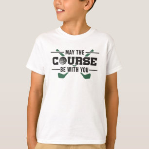 Camiseta El Campo Sea Con Usted Golf Golfer Gracioso Regalo