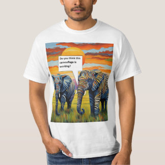 Camiseta El camuflaje está funcionando