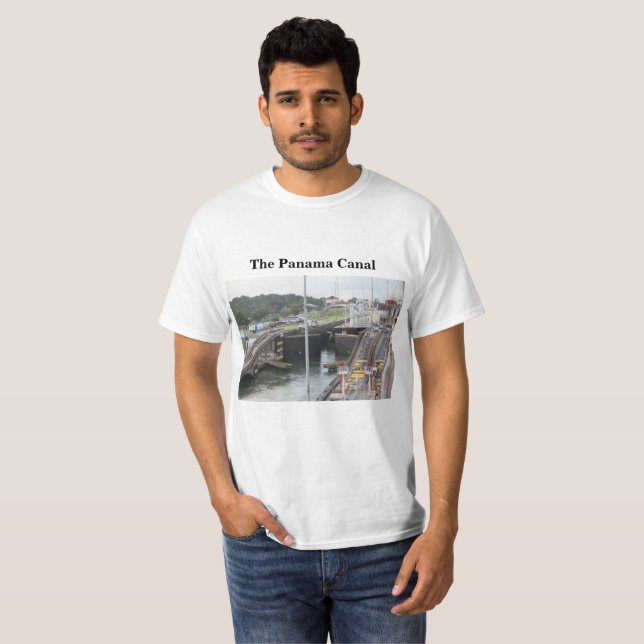 Camiseta El Canal de Panamá, alta fotografía de Def (Anverso completo)