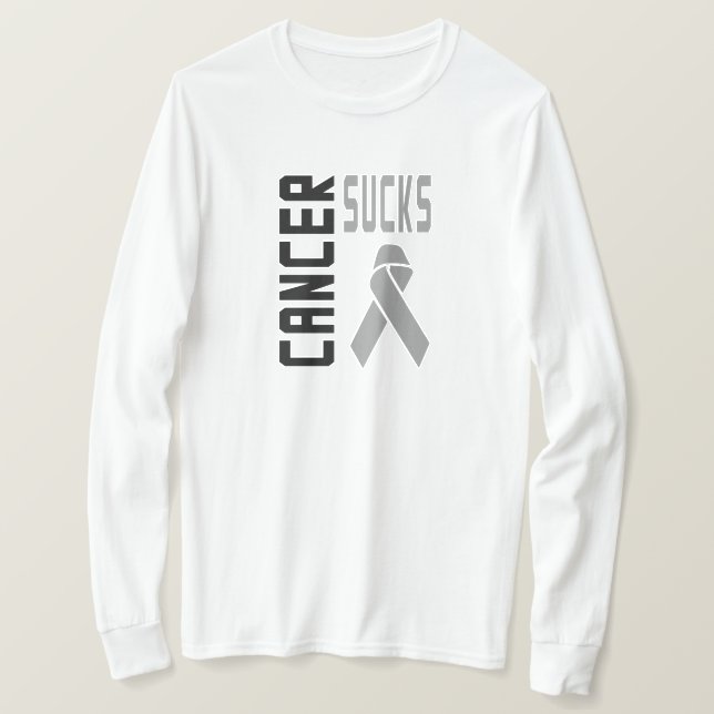 Camiseta El cáncer apesta (Anverso del diseño)
