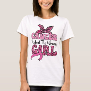 Camiseta El cáncer cogió a las mujeres con cáncer de mama C