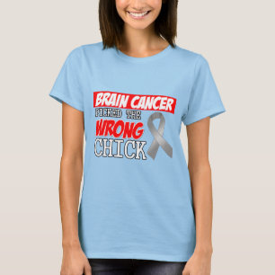 Camiseta El cáncer de cerebro escogió el polluelo