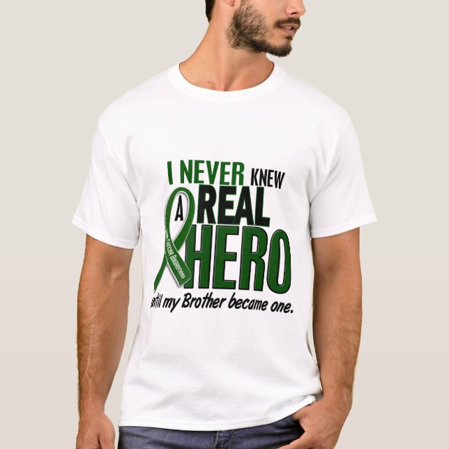 Camiseta El cáncer de hígado NUNCA CONOCÍA a un HÉROE 2 (Anverso)