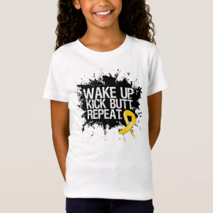 Camiseta El cáncer de la niñez despierta la repetición d