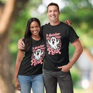 Camiseta El cáncer de mama es una hoja de boo - Fantasma di