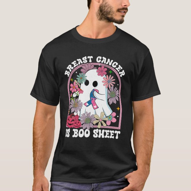 Camiseta El Cáncer De Mama Es Una Hoja De Bote Guerrero De  (Anverso)