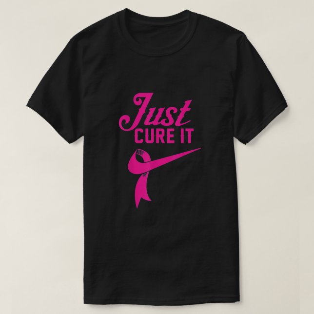 Camiseta El cáncer de mama sólo lo cura (Diseño del anverso)
