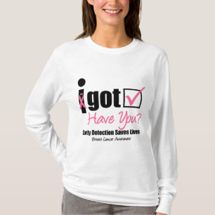 Camiseta El cáncer de pecho consigue v5 comprobado