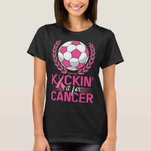 Camiseta El cáncer de pecho de cinta rosada para el fútbol