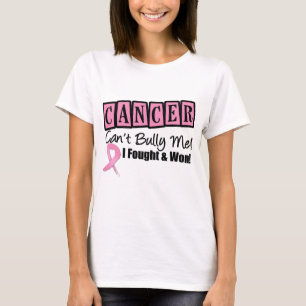 Camiseta El cáncer de pecho no puede tiranizarme - luché 