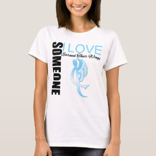 Camiseta El cáncer de próstata alguien amor de I ganó su