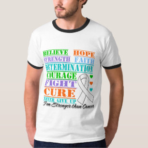 Camiseta El cáncer de pulmón cree la determinación de la