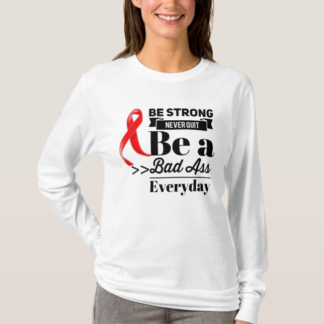 Camiseta El cáncer de sangre es fuerte (Anverso)