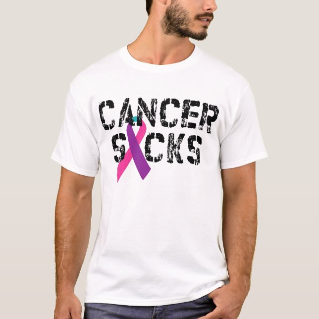 Camiseta El cáncer de tiroides chupa (Anverso)
