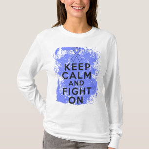 Camiseta El cáncer del esófago guarda calma y lucha On.pn