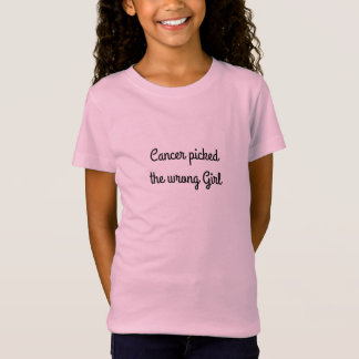 Camiseta El cáncer eligió a la chica equivocada - Chica emp