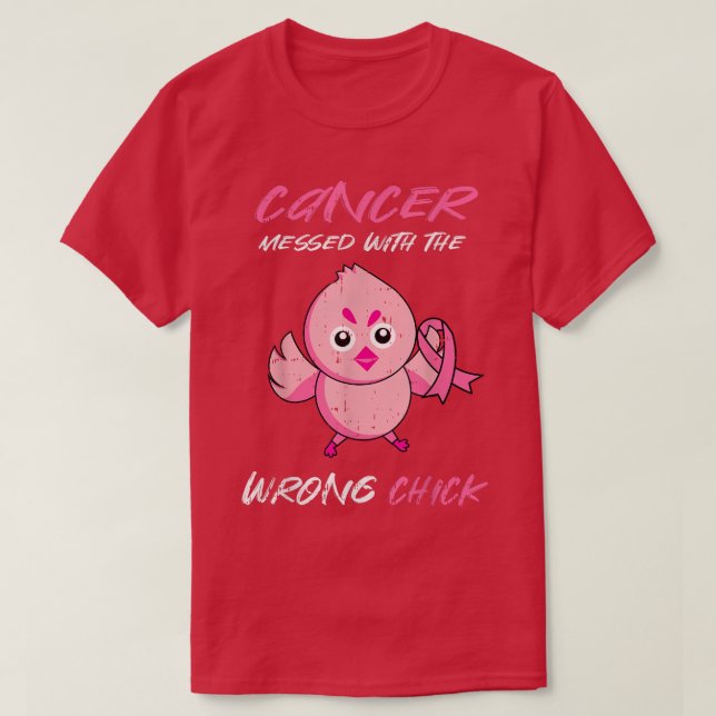 Camiseta El Cáncer Encajado Con El Pecho Malo De La Patata  (Diseño del anverso)