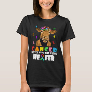 Camiseta El Cáncer Envuelto En La Mala Lucha De Los Amantes