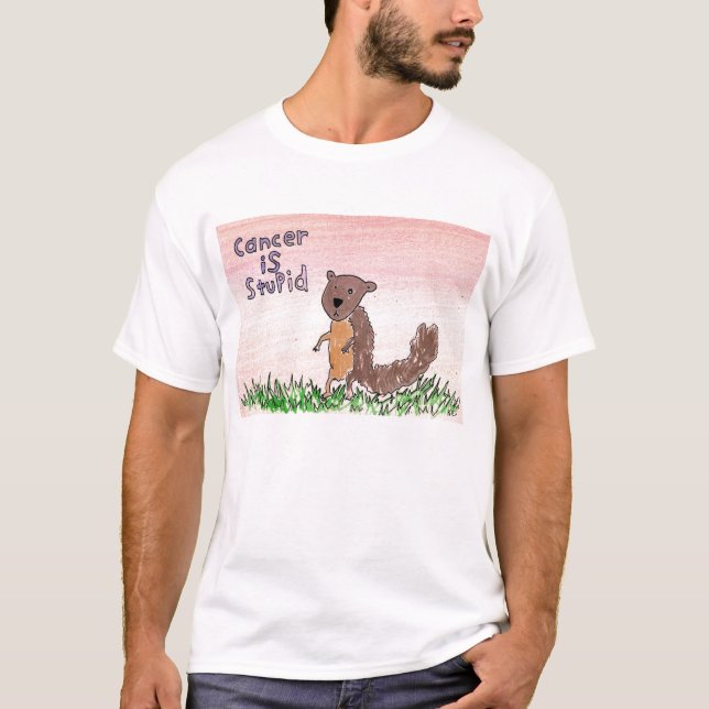 Camiseta El cáncer es estúpido (Anverso)